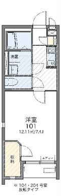 代表的な間取のため実際の間取とは異なる場合があります
