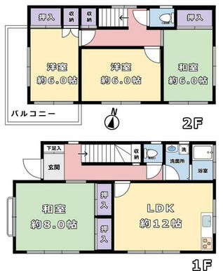 間取図となります