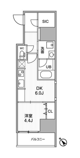 LIMERESIDENCE MACHIDA 12階 1DK 町田市の LIMERESIDENCE MACHIDA 12階 1DK 町田市の