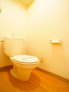 トイレ空間は広くゆったり、清潔感のあるトイレです