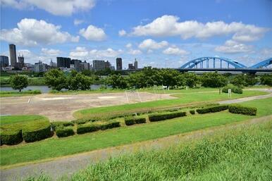 多摩川丸子橋緑地