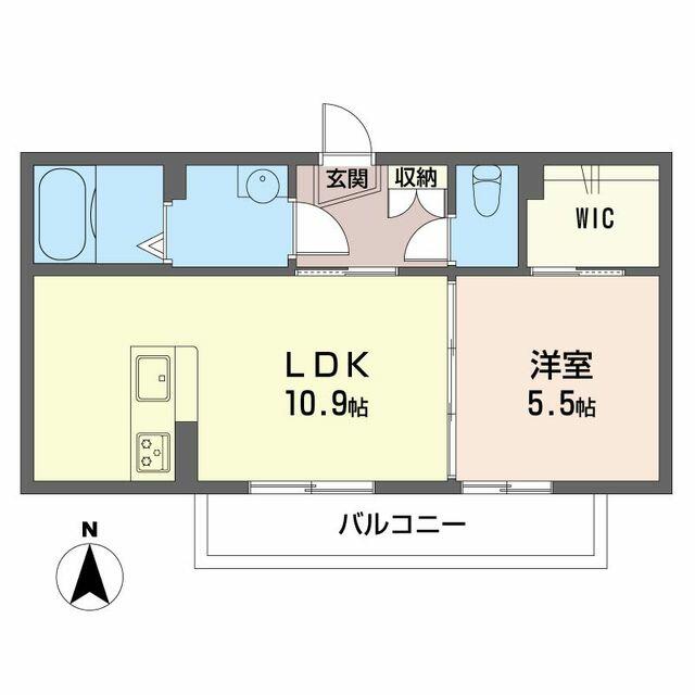 シャーメゾン　ディアナ ００１０２ 1LDKの画像