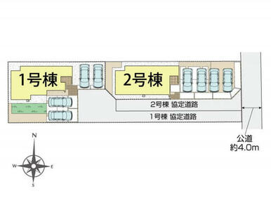 沼津市下香貫木ノ宮2棟 区画図