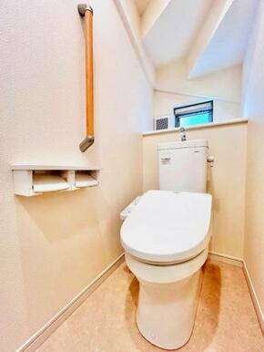 「1階トイレ」クリーニング済みです。