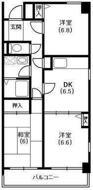 ファミリーの方にお勧め３ＤＫの部屋です♪