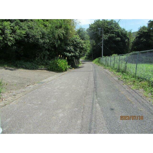 北東側道路（2023年7月撮影）