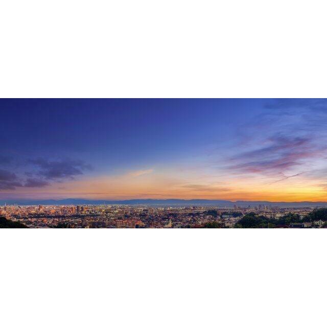 夕景（大阪市街・西宮市街・芦屋市街を望む夕景）