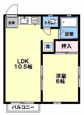 一人暮らしにちょうど良い広さです
