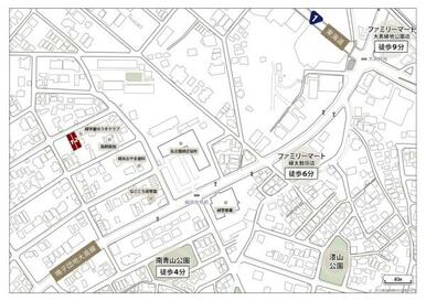 現地周辺案内図