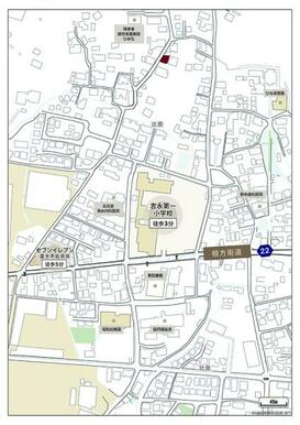 現地周辺案内図