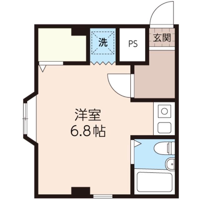 三郷市 早稲田１丁目 (三郷駅) 3階 ワンルームの画像