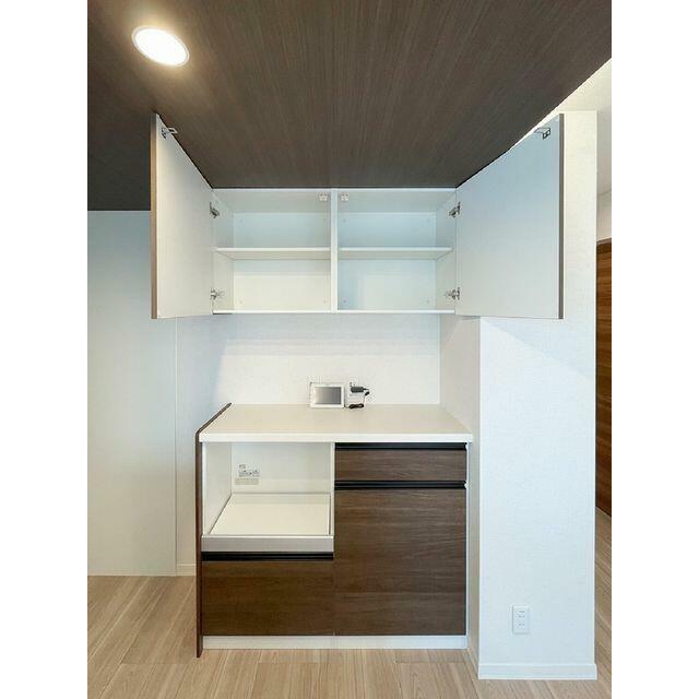 カップボードが設置