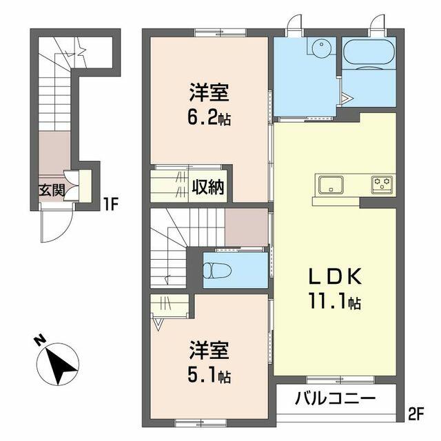 ハイツ　ＭＩＹＡＴＡ ００２０２ 2LDKの画像