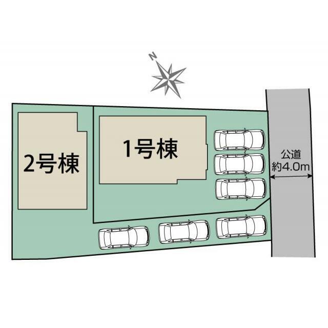 秦野市弥生町2棟 区画図