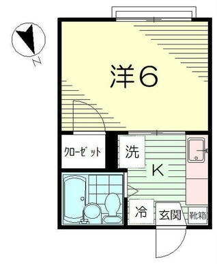 グリーンハイツⅡ間取り図