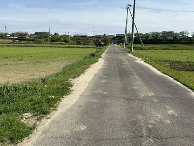 西側市道幅員5.0ｍに約15ｍ接道