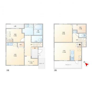 間取り図（現況と異なる場合、現況を優先とします）