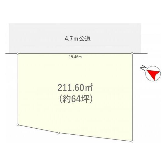 区画図です。図面と異なる場合は現況を優先させていただきます。