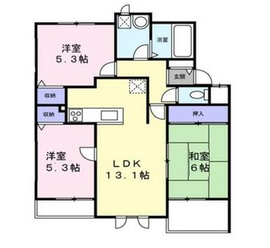 ★振り分けタイプの間取りです★