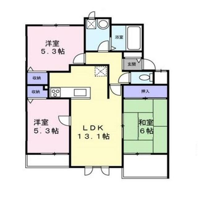 ★振り分けタイプの間取りです★