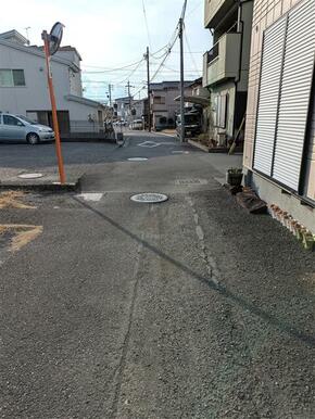 物件側（東側）から西側へ撮影