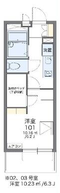 代表的な間取のため実際の間取とは異なる場合があります