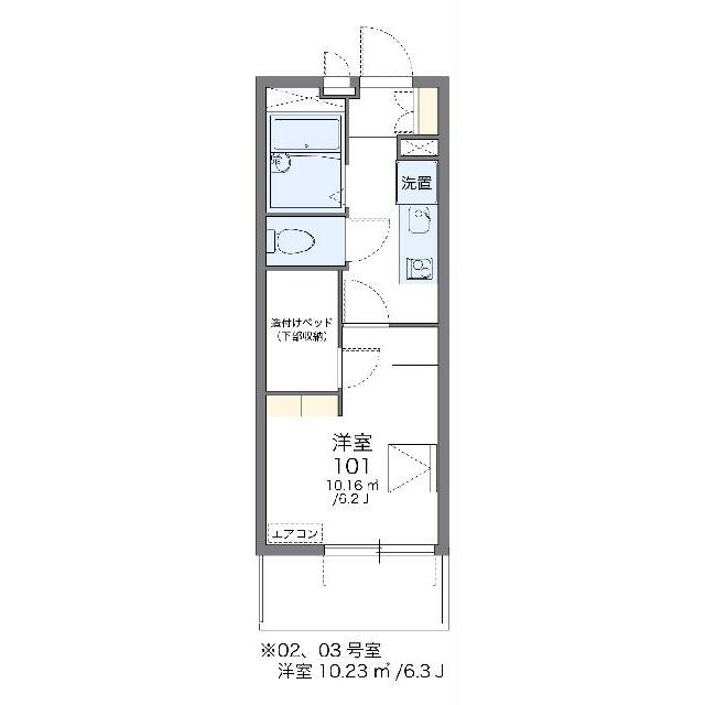 代表的な間取のため実際の間取とは異なる場合があります