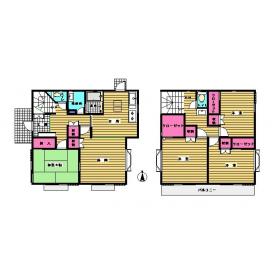 ３３坪の戸建て貸家です