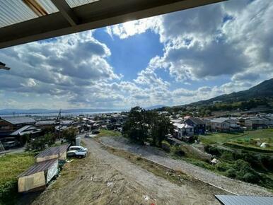 二階バルコニーからの景色