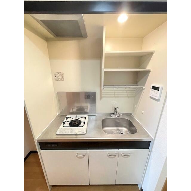 １口ガスコンロ付き