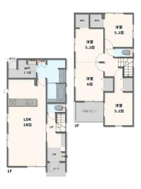 2号棟・3～4LDK+WIC
