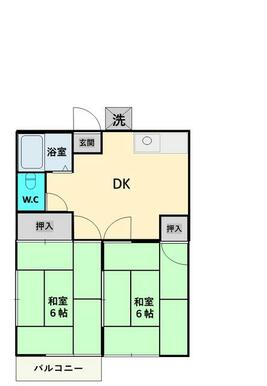 広く使いたい時は戸を開けて、別々に過ごしたい時は戸を閉める。使い方自在の間取りです！