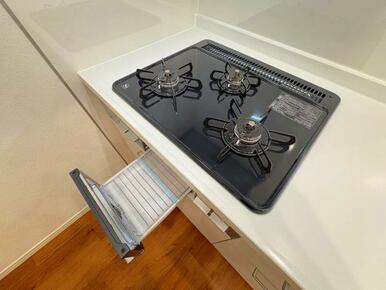 ガラストップコンロ　新品交換済み