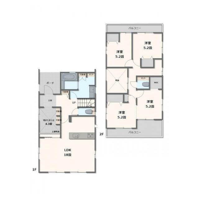 3号棟・4LDK～5LDK+マルチエントランス+WIC