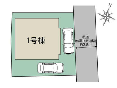 千葉市花見川区宮野木台1丁目1棟 区画図