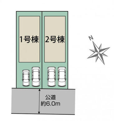 千葉市花見川区さつきが丘2丁目2棟 区画図