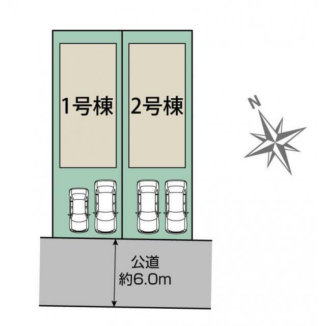千葉市花見川区さつきが丘2丁目2棟 区画図