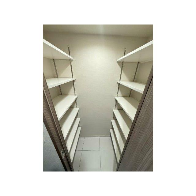 洋室にあるウォークインクロゼットです。