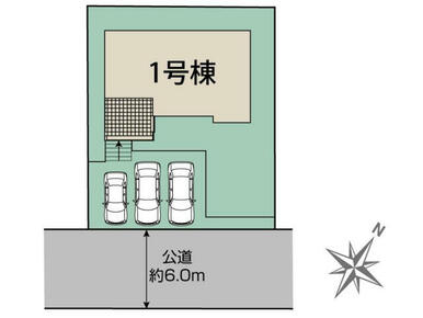 町田市能ヶ谷7丁目1棟 区画図