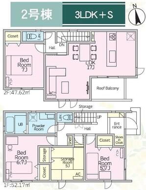 ２号棟　間取り図