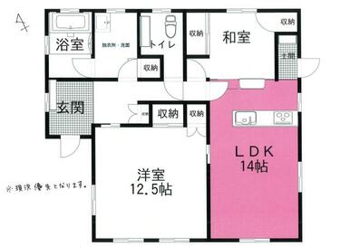 ２ＬＤＫ　　平屋