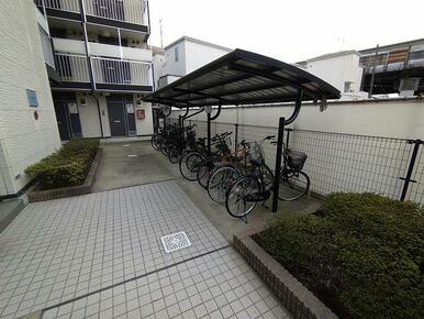 駐輪場　原付＆自転車のみ駐輪可能