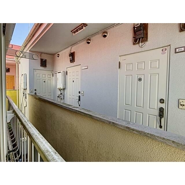 洗濯物はこちらで干せます