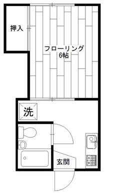 駅近　賃貸１Ｋアパート