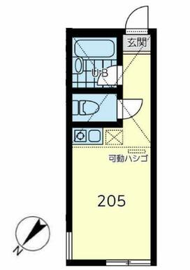 ２０５　洋室６帖＋ロフト４帖