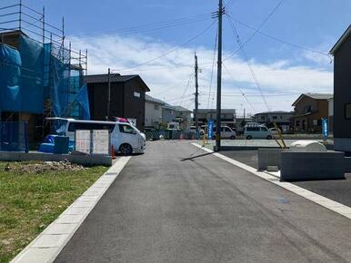 現地前面道路
