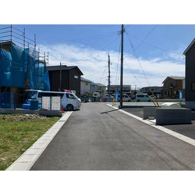 現地前面道路