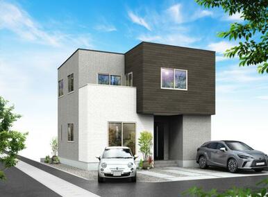 6号棟　完成予想パース