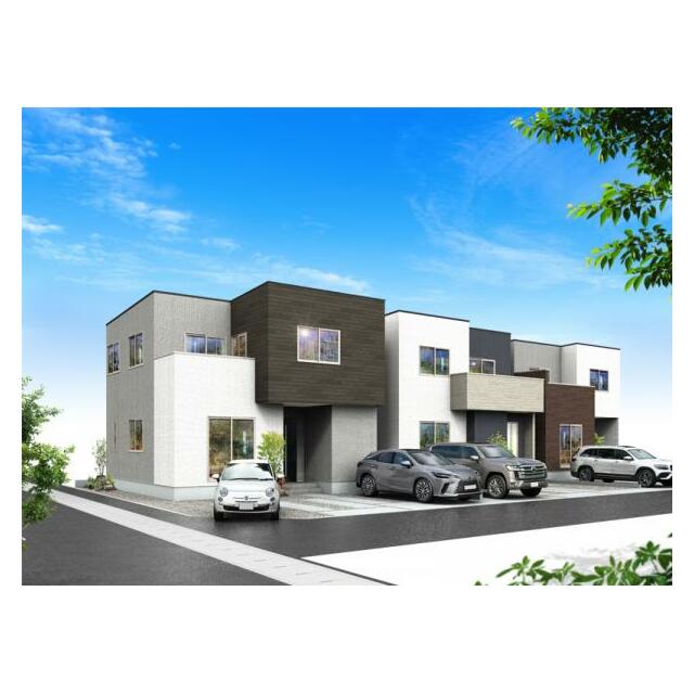 連棟　完成予想パース