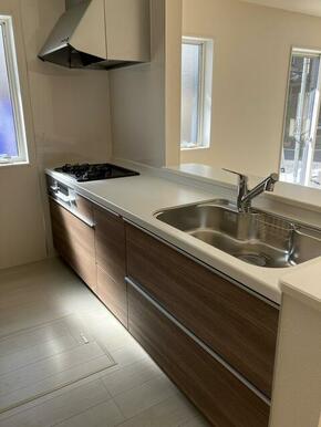 夕食を作りながら翌朝のお弁当の下ごしらえも楽勝（2号棟）